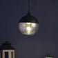 ELIANTE Glass Hanging Light Black for Living Room, Bedroom, Dining Room, Kitchen | by Jainsons Lights