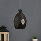 ELIANTE Modern Metal Hanging Light Black Single Hanging Lights for Living Room, Bedroom, Dining Room, Kitchen