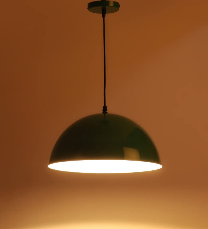 ELIANTE Grey Metal Hanging Light by Jainsons Lights - 12-INCH-Ganja-GR-WH | by Jainsons Lights