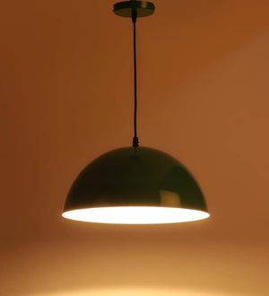 ELIANTE Grey Metal Hanging Light by Jainsons Lights - 12-INCH-Ganja-GR-WH | by Jainsons Lights