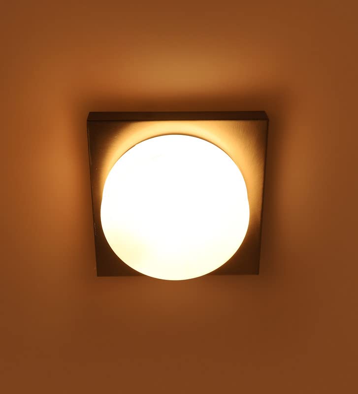 ELIANTE Metal Ceiling Light Silver Hfor Living Room, Bedroom, Dining Room, Kitchen | by Jainsons Lights