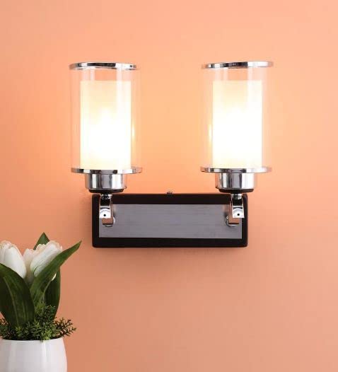 ELIANTE Yellow Glass Wall Sconces by Jainsons Lights- S-120-2W - Without Bulb | by Jainsons Lights