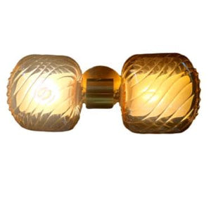 ELIANTE by Jainsons Lights | Metal Body Golden Glass Shade | Wall Light for Home, Office and Hotel | Without Bulb