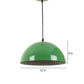 ELIANTE Grey Metal Hanging Light by Jainsons Lights - 12-INCH-Ganja-GR-WH | by Jainsons Lights