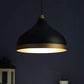 ELIANTE by Jainsons Lights | Modern Black Metal Single Hanging Light/Ceiling Decorative Chandelier Light Lamp by Jainsons Lights - M-46-HL-BIG-BK-GD - Without Bulb