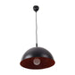 ELIANTE -Modern Black - Orange Metal Single Hanging Pendant Ceiling Scone Lamp Lights - P5-BK-Orange-Small - Without Bulb | by Jainsons Lights