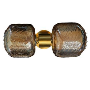 ELIANTE by Jainsons Lights | Metal Body Golden Glass Shade | Wall Light for Home, Office and Hotel | Without Bulb