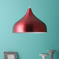 ELIANTE Modern Metal Hanging Light Red for Living Room, Bedroom, Dining Room, Kitchen | by Jainsons Lights