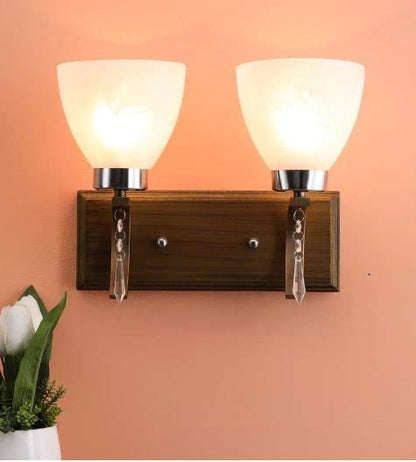 ELIANTE Yellow Glass Wall Sconces by Jainsons Lights- S-89-2W - Without Bulb | by Jainsons Lights