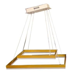 ELIANTE by Jainson Lights | Metal Gold Base Hanging Light | Metal Body | Inbuilt LED - 3 in 1 Color | CC-1215-1 | Hanging Lights for Living Room