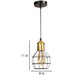 ELIANTE Raven Black Metal Hanging Light by Jainsons Lights - Z-021-1LP | by Jainsons Lights