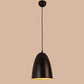 ELIANTE -Modern Black Gold Metal Hanging Light by Jainsons Lights - HL-012-HL-BK-GD - Without Bulb | by Jainsons Lights