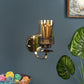 Brown and Gold Iron Wall Lights -321-1W - Included Bulbs