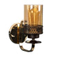 Brown and Gold Iron Wall Lights -321-1W - Included Bulbs