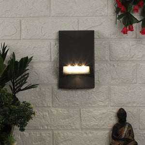 Grey Metal Outdoor Wall Light - 32105-9W-WW - Included Bulb