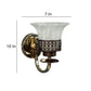 Brown Iron Wall Lights -322-1W - Included Bulbs