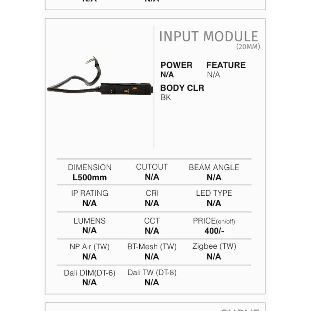 Input Module L500mm