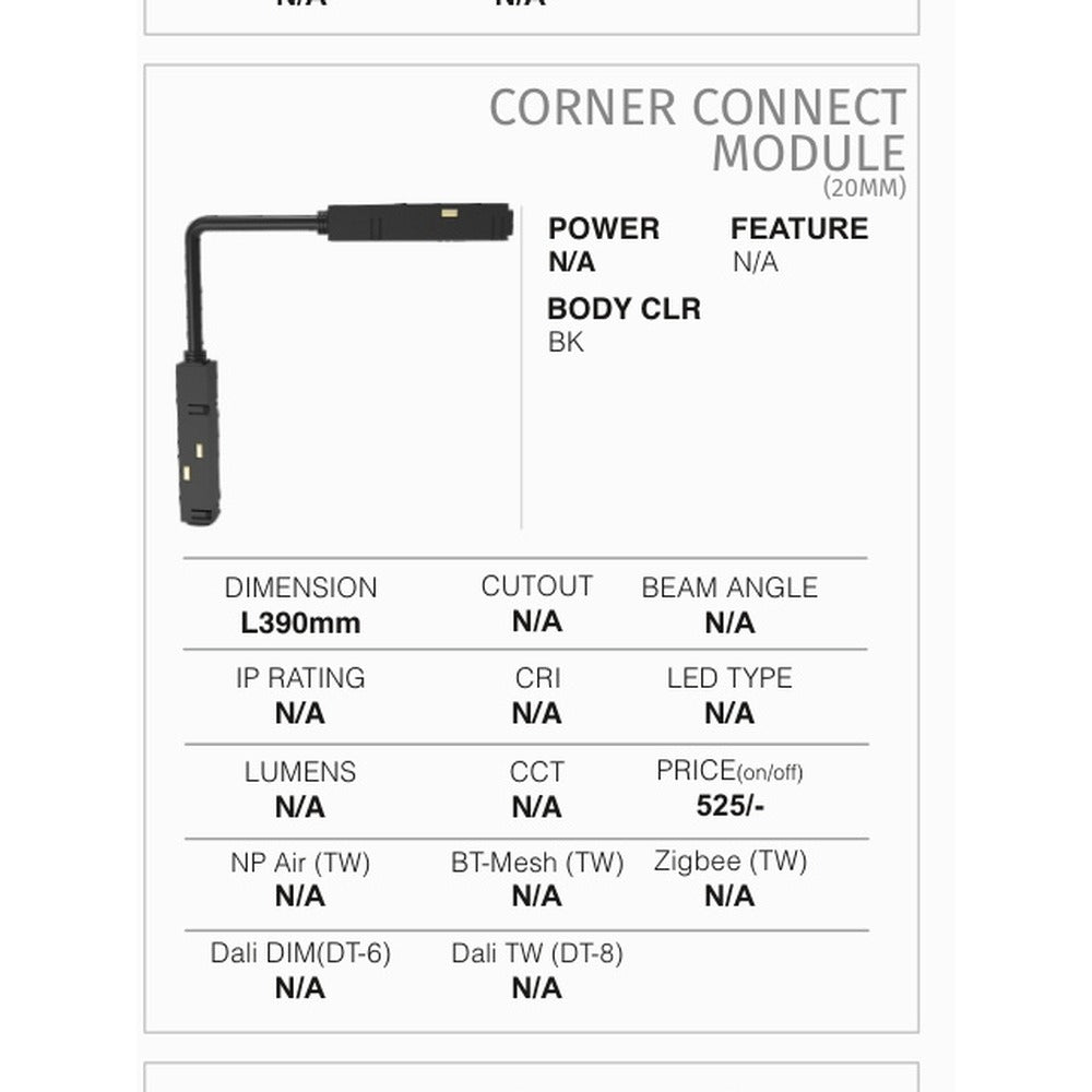 Corner Connect Module L390mm
