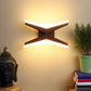 Brown Wood Wall Light - 351-2W-LED - Included Bulb