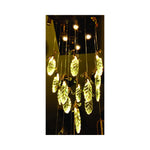 Eliante Thirteen Crystal Pendant Light – Clear, Metal