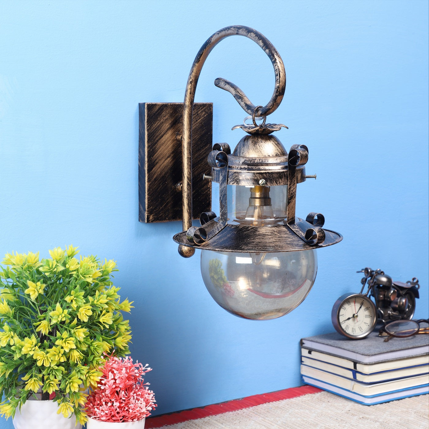 Gold Metal Wall Light - 361-1W - Included Bulb
