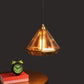 Dorada Gold Brass Hanging Light - 3858-1LP - Included Bulbs