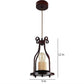 Red Metal Hanging Light - 3940-1P - Included Bulb