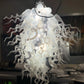 Cascade Glass Art Chandelier – Handcrafted Elegance in Blown Glass Design