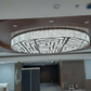 Modern Luxury Crystal Ceiling Chandelier with Artistic Geometric Detailing