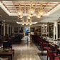 Contemporary Heritage Lantern Chandelier with Warm Gold Finish