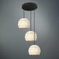JSPHILO-white 4-146-3xE27 Cluster hangings