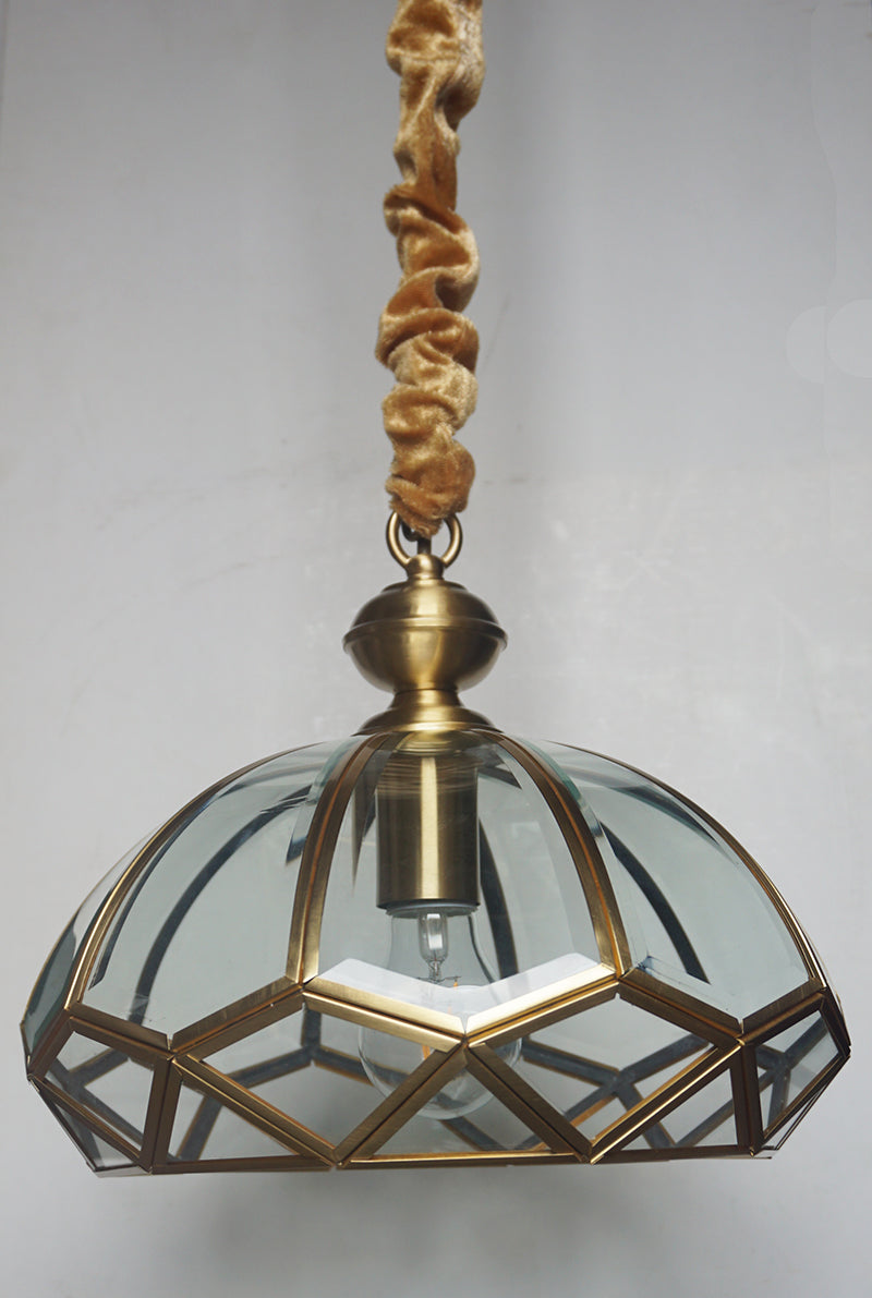JSPHILO 4-266-1xE27 Impressions Brass Hanging