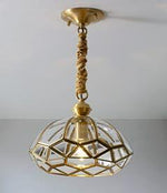 JSPHILO 4-266-1xE27 Impressions Brass Hanging