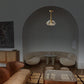 JSPHILO 4-266-1xE27 Impressions Brass Hanging