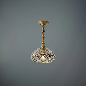 JSPHILO 4-266-1xE27 Impressions Brass Hanging