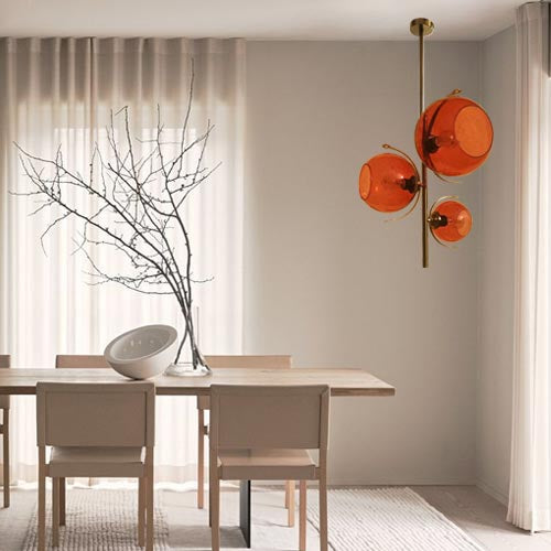 JSPHILO Red 4-271-1xE27 Impressions Luxury Wall lights
