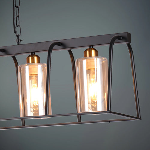 JSPHILO 4-291-5xE27 Impressions Rectangular Chandeliers