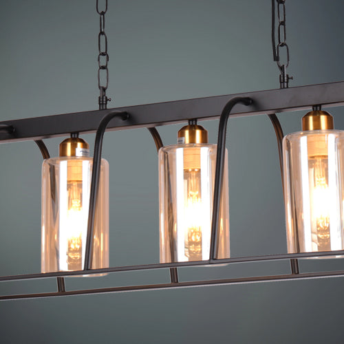 JSPHILO 4-291-5xE27 Impressions Rectangular Chandeliers
