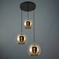 JSPHILO Gold 4-298-3xE27 Impressions Cluster Hanging