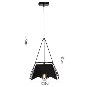 JSPHILO 4-328-1xE27-Grey RETRO Modern Hangings