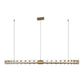 JSPHILO 4-334-L1200-46w Impressions Rectangular Hanging