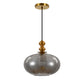 JSPHILO 4-345-1xE27-Smoke Impressions Glass Hangings