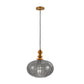 JSPHILO 4-345-1xE27-Smoke Impressions Glass Hangings