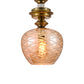 JSPHILO 4-346-1xE27-Amber Impressions Luxury Hanging