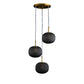 JSPHILO 4-357-3xG9-Smoke Impressions Cluster hangings
