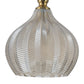 JSPHILO 4-384-1xE27-Gold+Clear Impressions Glass Hangings