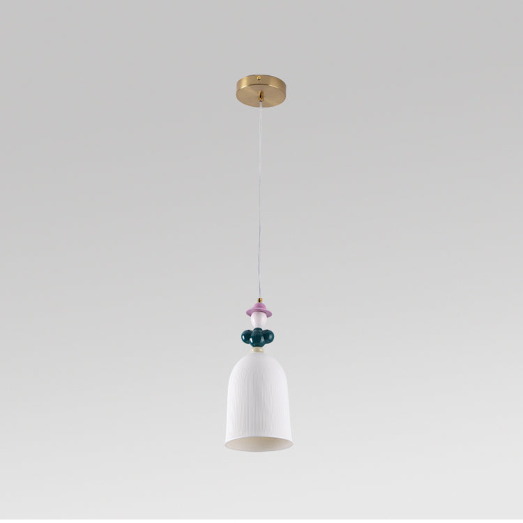 JSPHILO-4-433-1xE14 - Multicolour Metal+Glass Modern Hanging Light