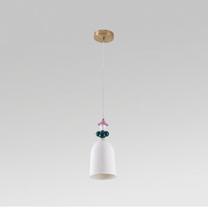 JSPHILO-4-433-1xE14 - Multicolour Metal+Glass Modern Hanging Light