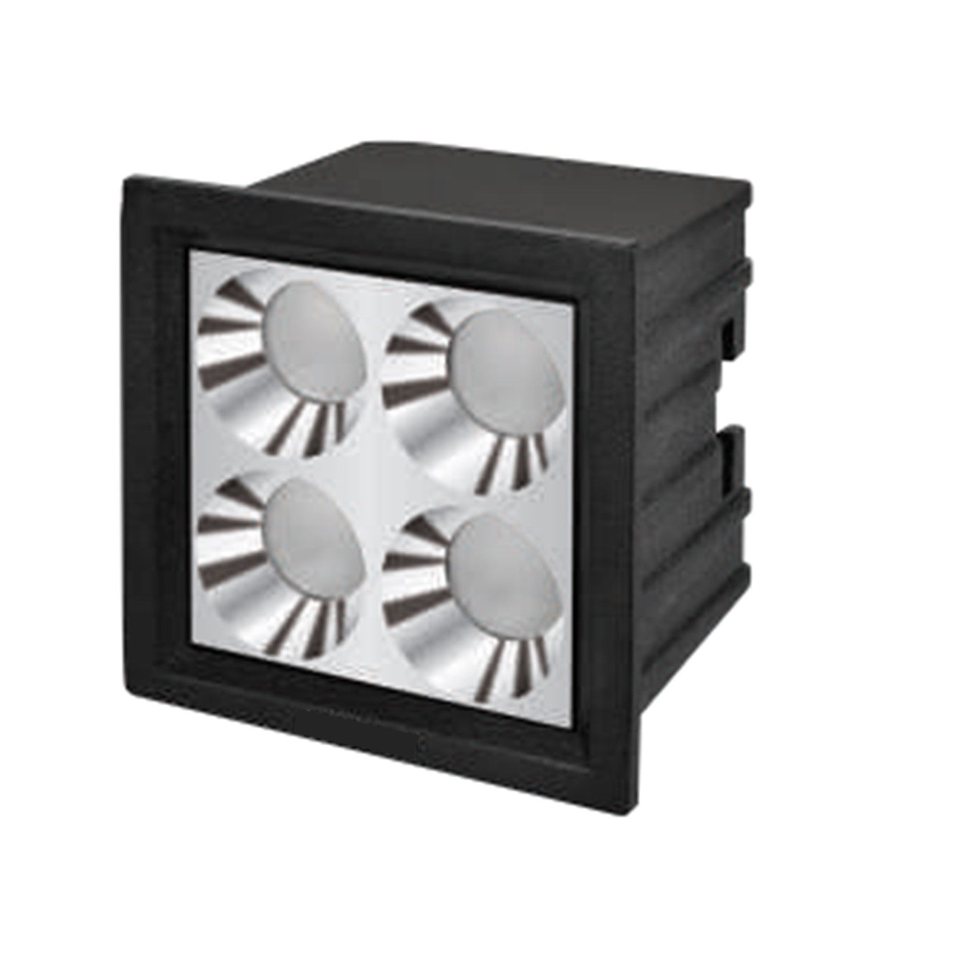 4 Led Square Chrome Round Reflector Linea 20 Linear Laser Spot Light 8