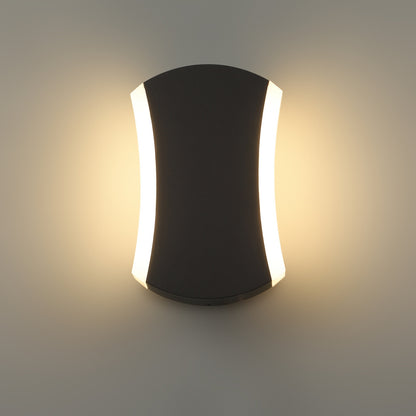 GreyMetal Outdoor Wall Light - 40805-WW - Included Bulb
